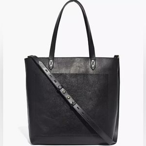 madewell zip-top medium transport tote